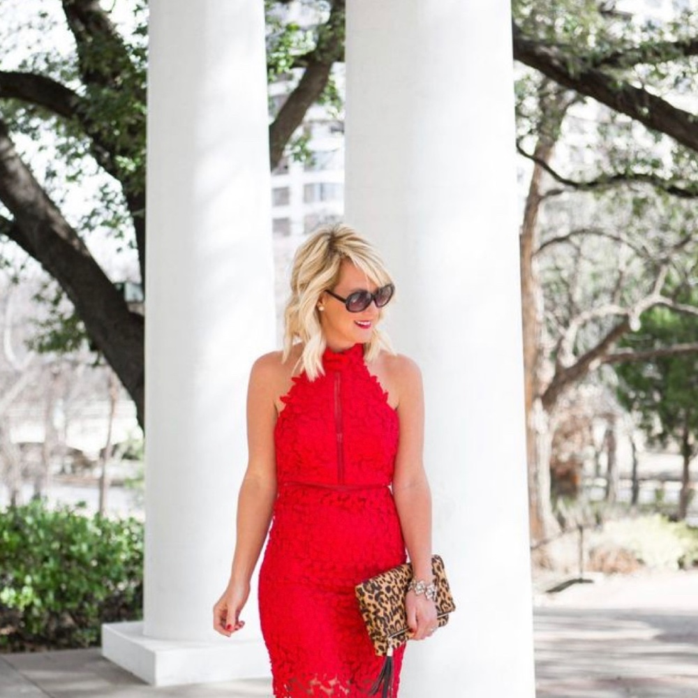 Red Lace Dress